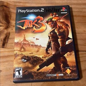 Sony PlayStation 2 Jak 3 - Black and Orange
